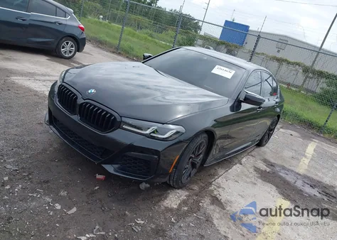 2022 BMW 540 I из США, поврежденный, VIN WBA53BJ01NWX57093